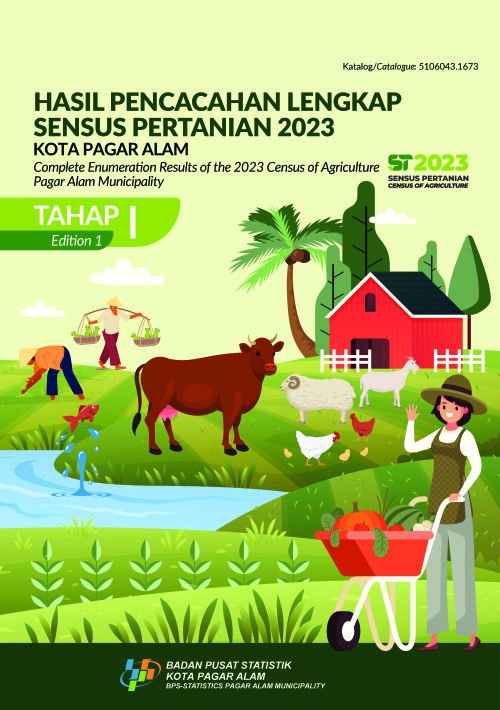 Hasil Pencacahan Lengkap Sensus Pertanian 2023 - Tahap I Kota Pagar Alam