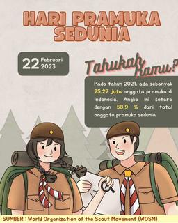 #tambahmelek [HAPPY WORLD SCOUT DAY]