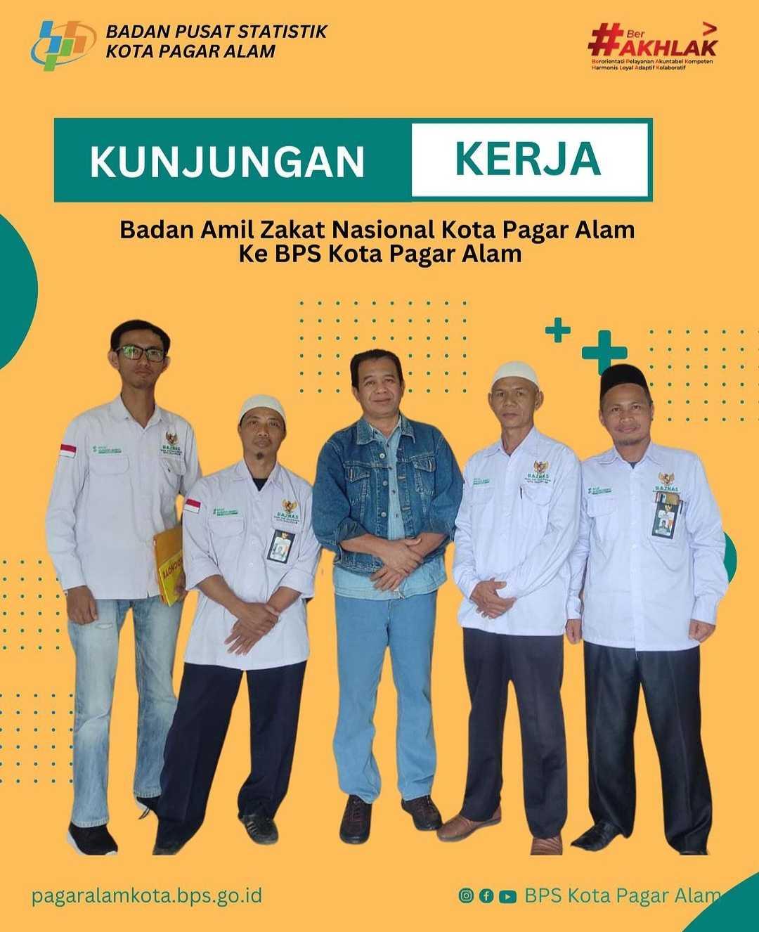 Working Visit of the Pagar Alam City Amil Zakat Agency