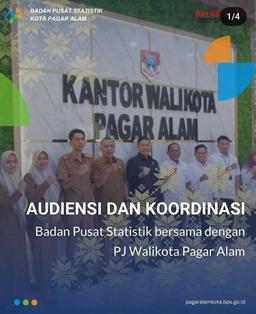 [Audiensi dan Koordinasi BPS dengan PJ Walikota Pagar Alam]