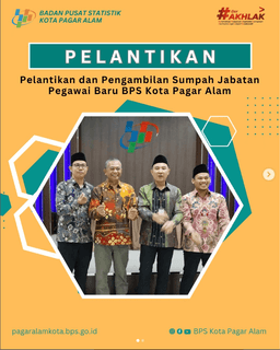 [PELANTIKAN PEGAWAI BPS KOTA PAGAR ALAM]