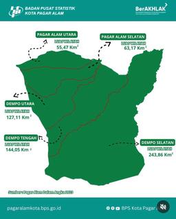 #TambahMelek [Area of ​​Districts in Pagar Alam Municipality]