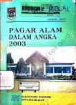 Pagar Alam Municipality In Figures 2003